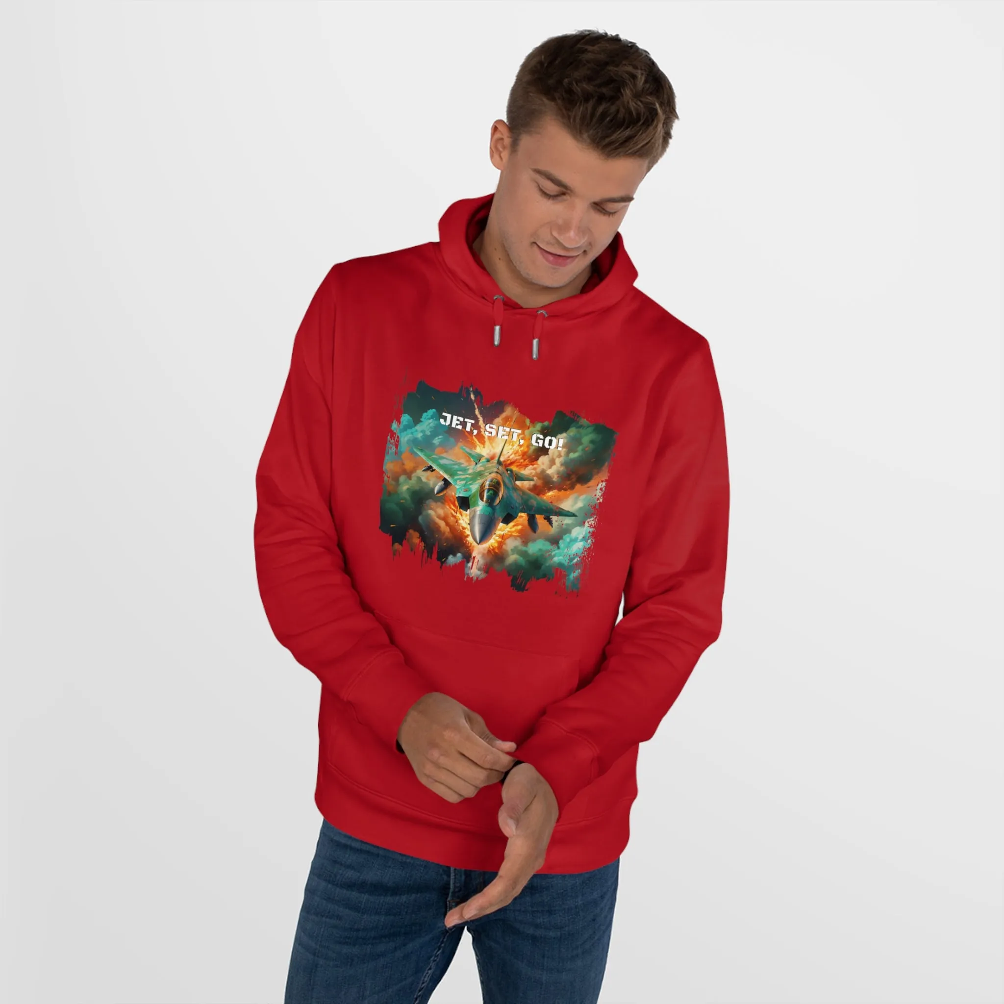 King Hooded Sweatshirt - Jet, Set,Go!