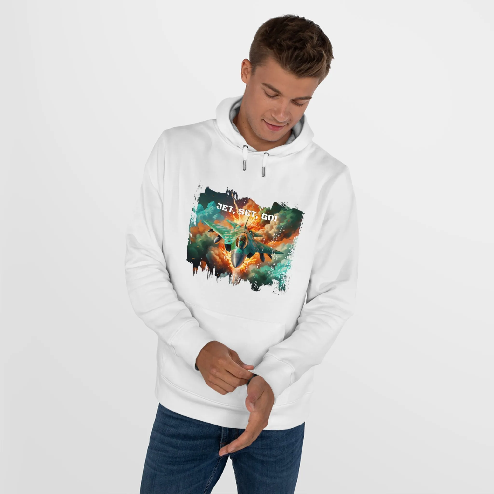 King Hooded Sweatshirt - Jet, Set,Go!