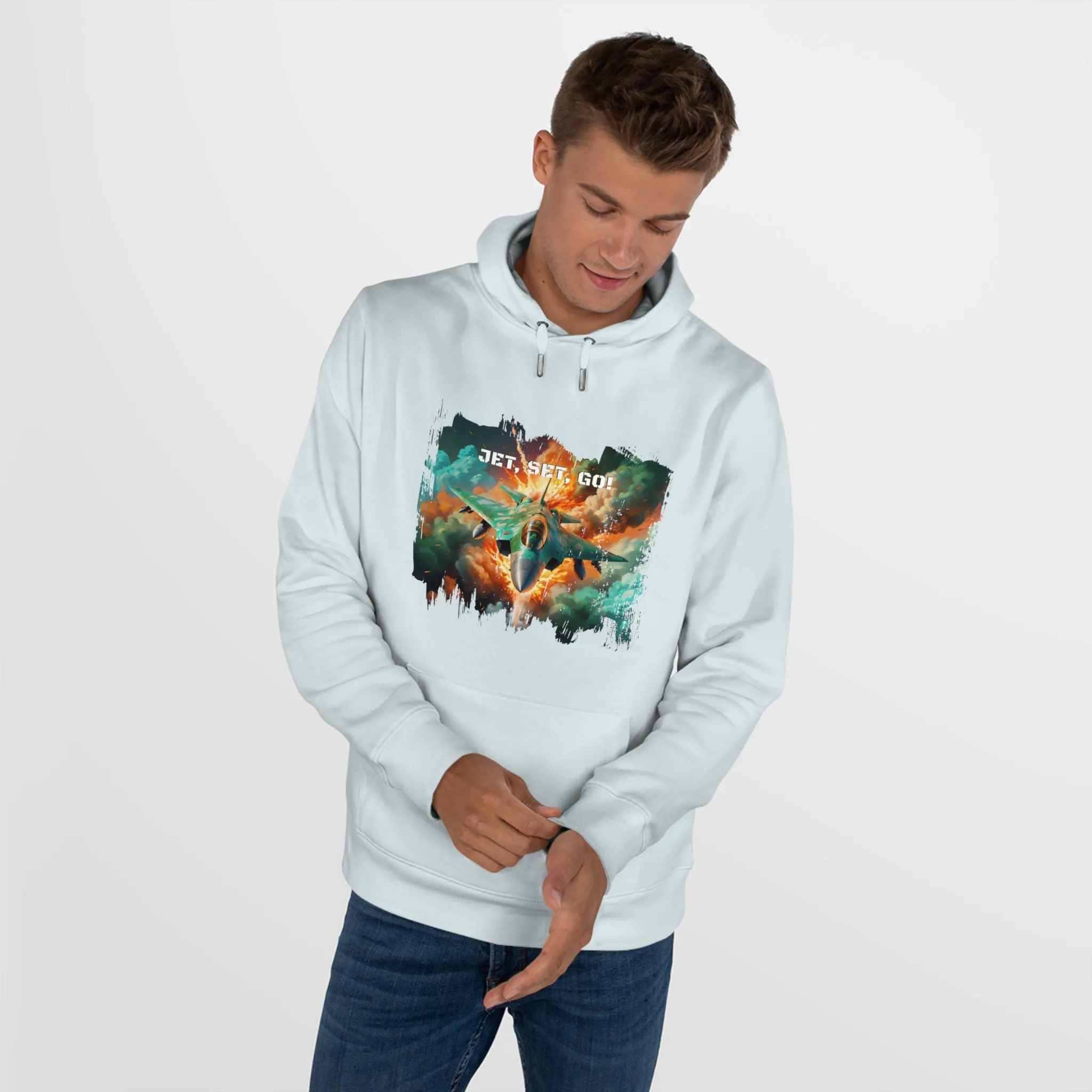 King Hooded Sweatshirt - Jet, Set,Go!