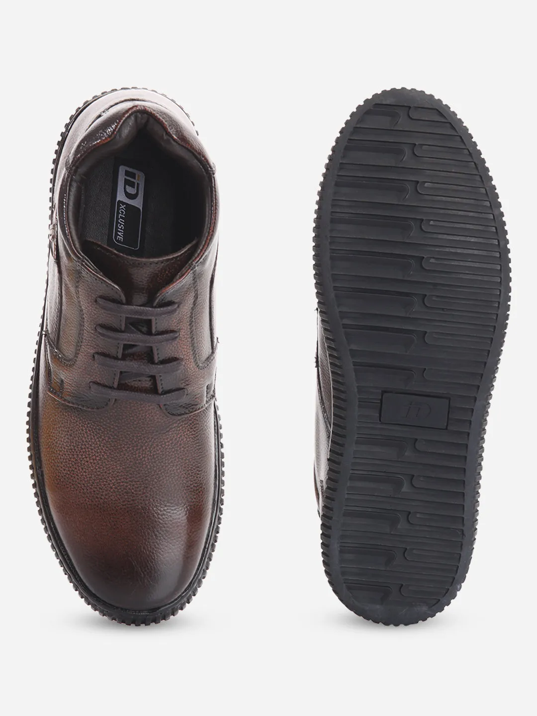 Men's Brown Comfort fit Round Toe Lace Up (ID3085)