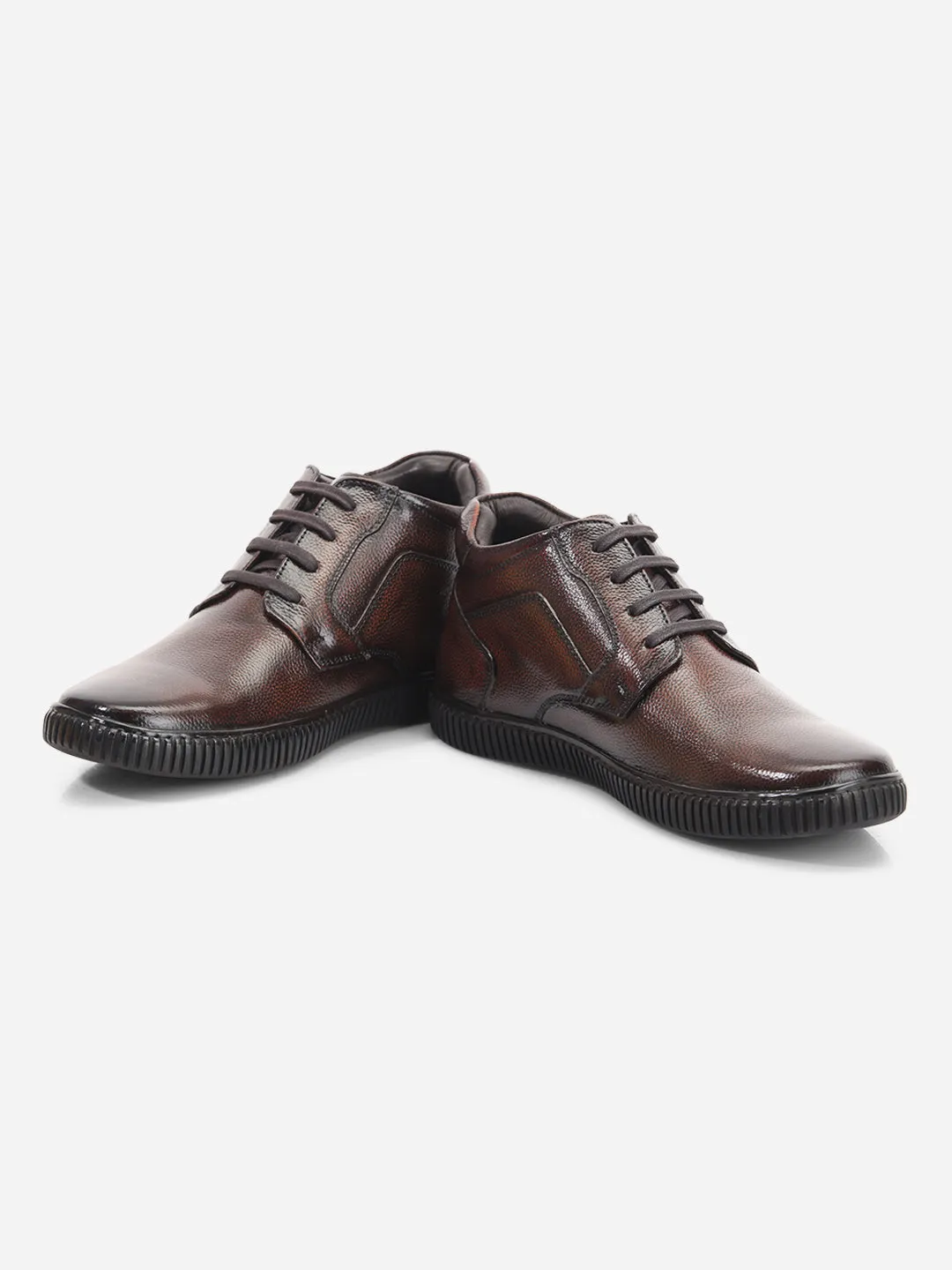 Men's Brown Comfort fit Round Toe Lace Up (ID3085)