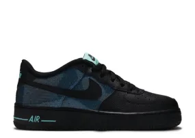 Nike AIR FORCE 1 LOW GS SE 'SNAKESKIN' sneakers, black