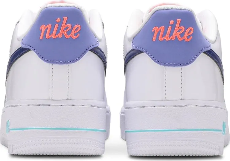 Nike Air Force 1 LV8 1 GS 'White Dark Purple Dust', white