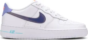 Nike Air Force 1 LV8 1 GS 'White Dark Purple Dust', white