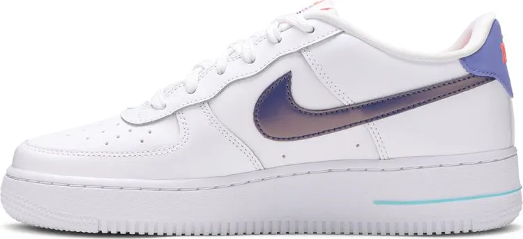 Nike Air Force 1 LV8 1 GS 'White Dark Purple Dust', white