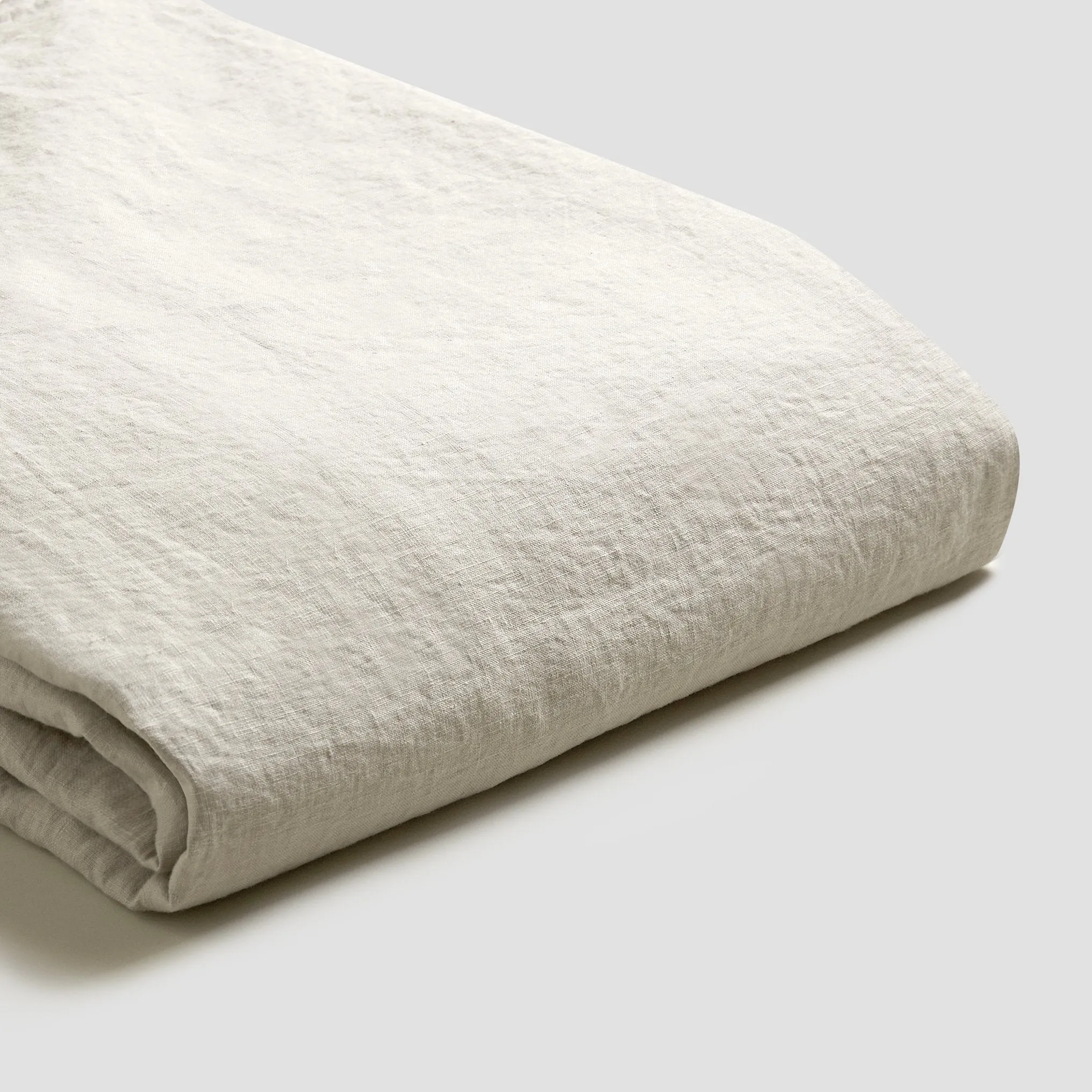 Oatmeal 100% Linen Fitted Sheet