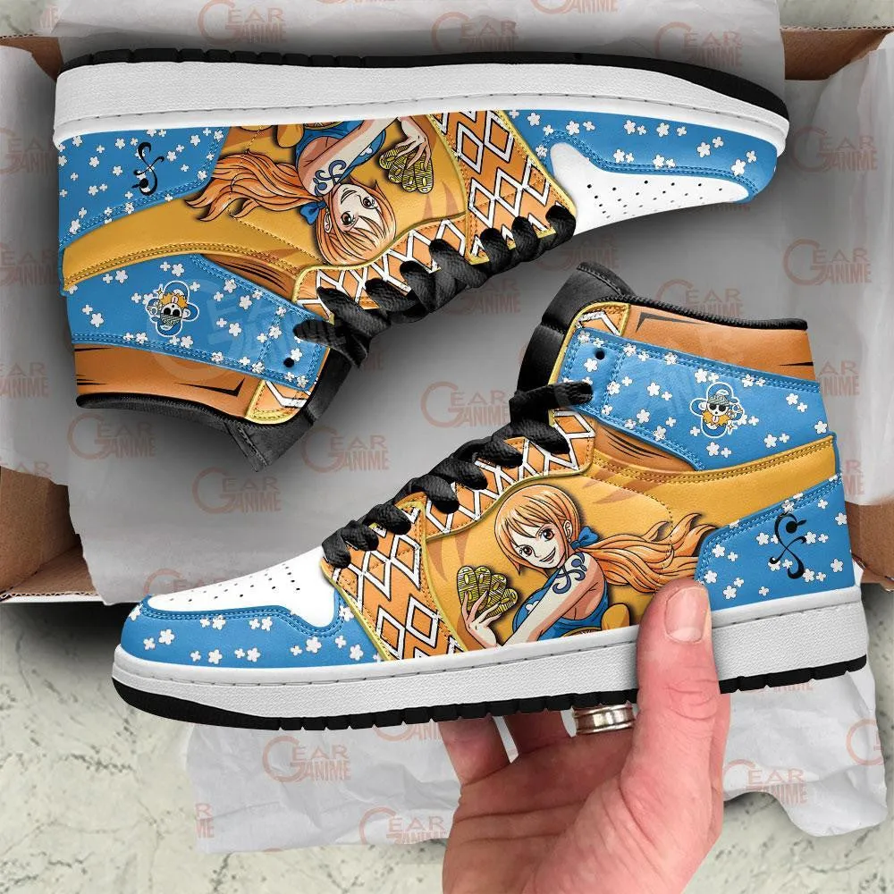 OP Nami J1s Sneakers Custom Anime OP Shoes