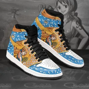 OP Nami J1s Sneakers Custom Anime OP Shoes