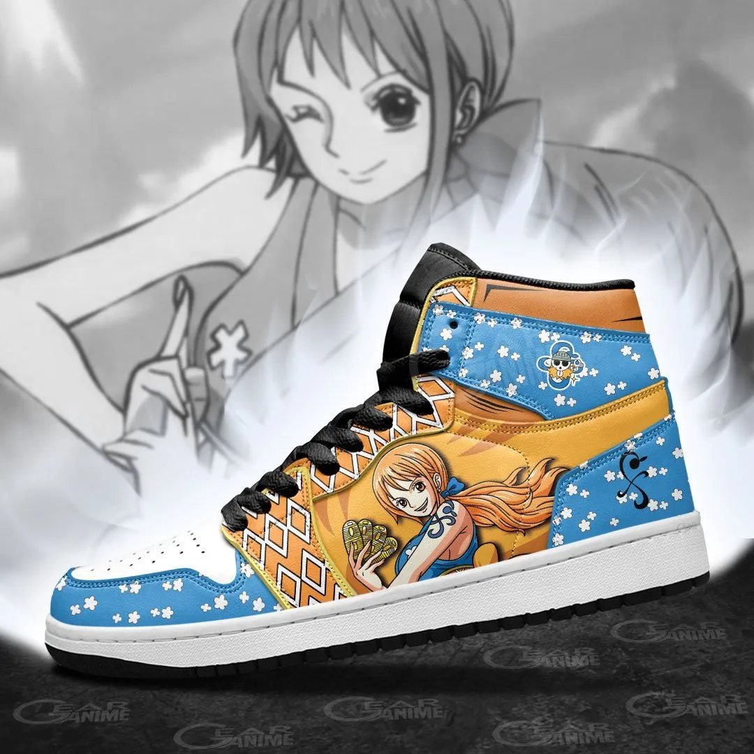 OP Nami J1s Sneakers Custom Anime OP Shoes