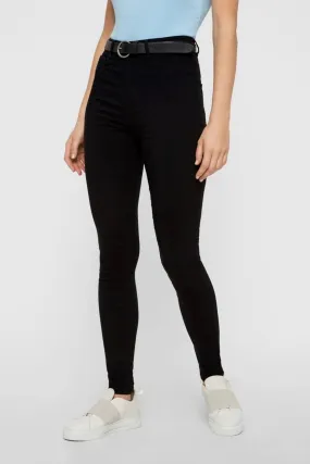 Pieces Jeans - Black (high-waist)