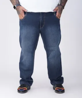 Plus Size Men Ink Blue Comfort Fit Jeans