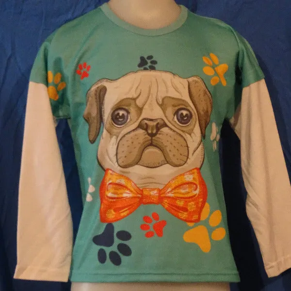 Pog Dog Long sleeve Kids T-shirt