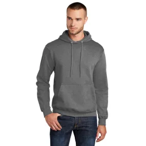 Port & Company® Core Fleece Pullover Hooded Sweatshirt - Graphite Heather