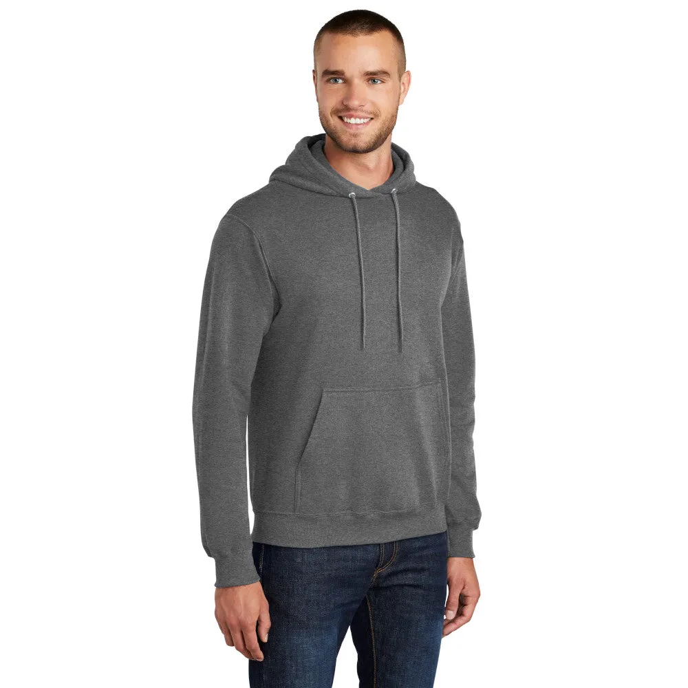 Port & Company® Core Fleece Pullover Hooded Sweatshirt - Graphite Heather