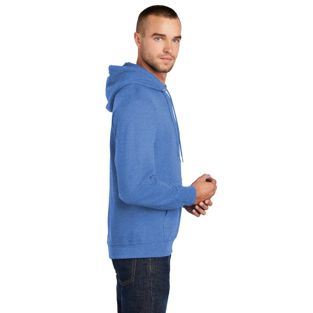 Port & Company® Core Fleece Pullover Hooded Sweatshirt - Heather Royal