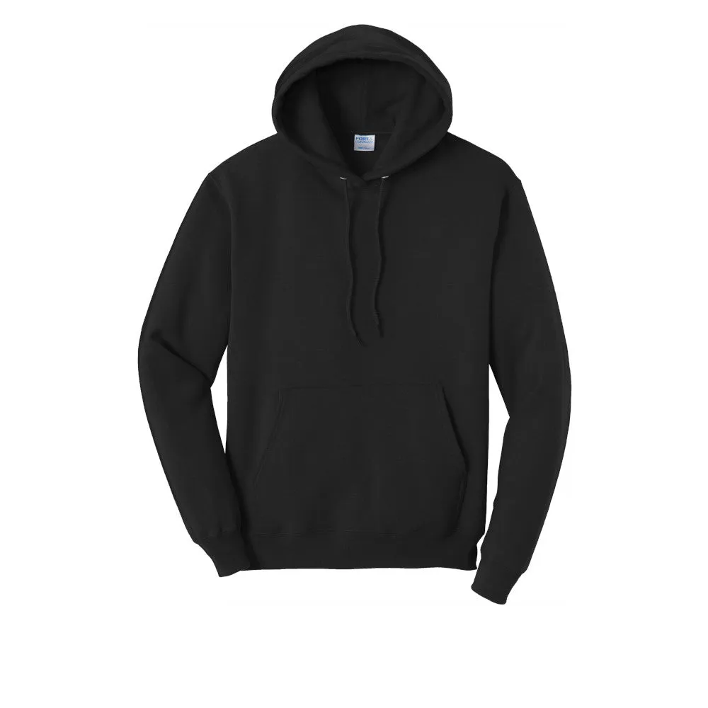 Port & Company® Core Fleece Pullover Hooded Sweatshirt - Jet Black