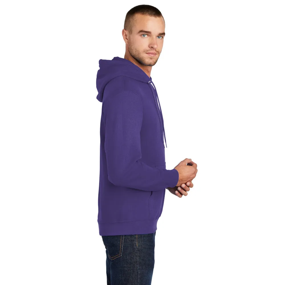 Port & Company® Core Fleece Pullover Hooded Sweatshirt - Purple