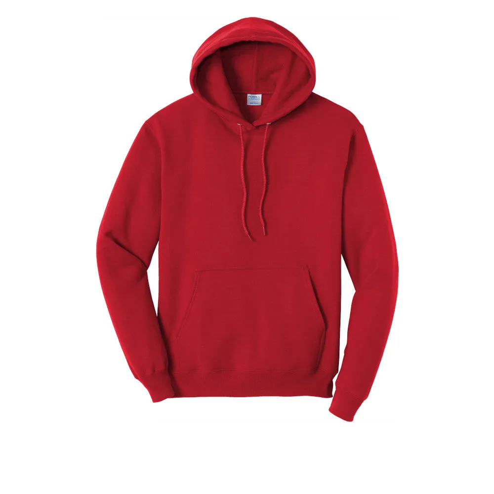 Port & Company® Core Fleece Pullover Hooded Sweatshirt - Red