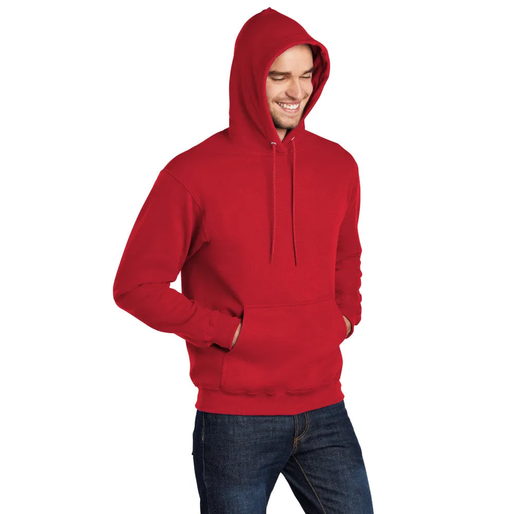 Port & Company® Core Fleece Pullover Hooded Sweatshirt - Red