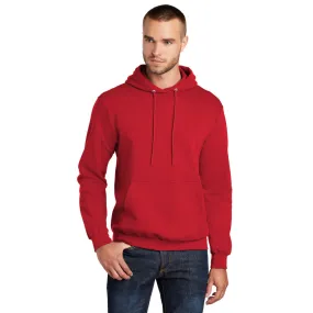 Port & Company® Core Fleece Pullover Hooded Sweatshirt - Red