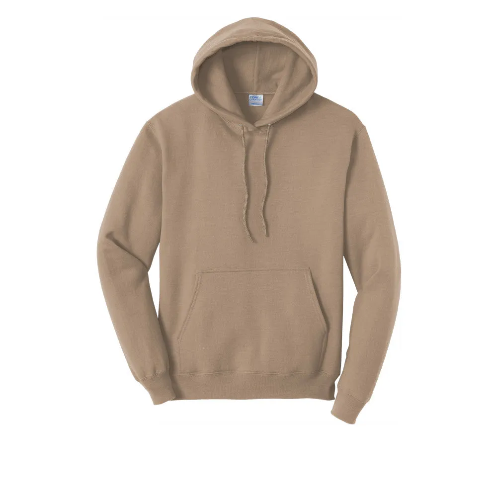 Port & Company® Core Fleece Pullover Hooded Sweatshirt - Sand