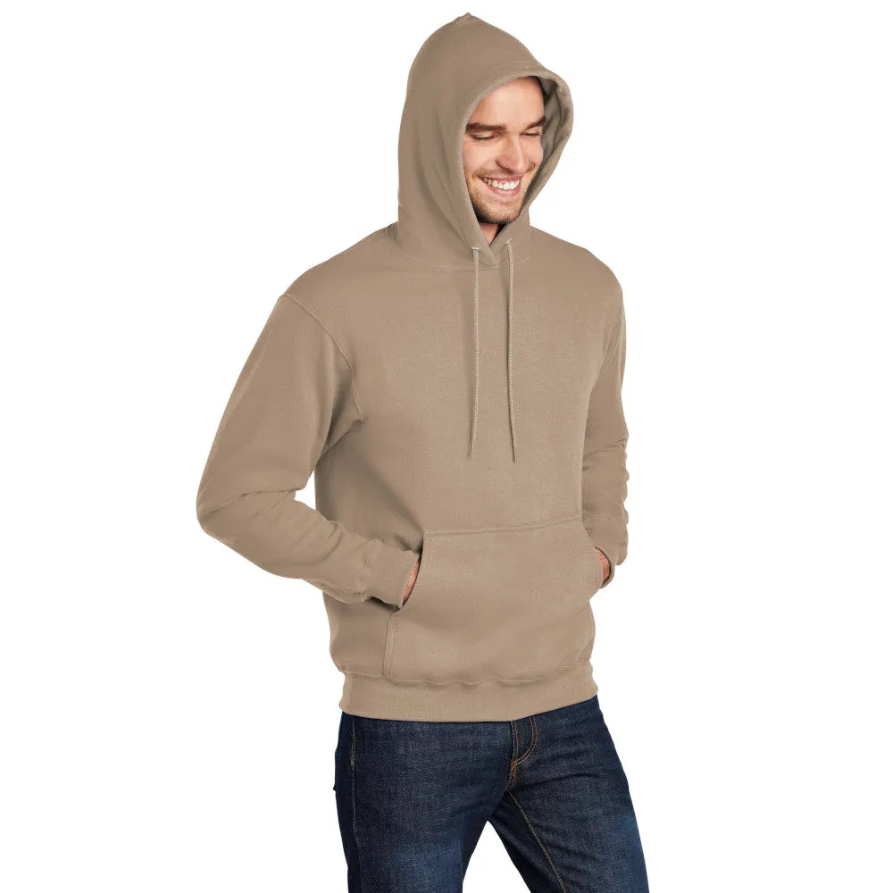 Port & Company® Core Fleece Pullover Hooded Sweatshirt - Sand