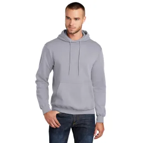 Port & Company® Core Fleece Pullover Hooded Sweatshirt - Silver