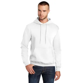 Port & Company® Core Fleece Pullover Hooded Sweatshirt - White