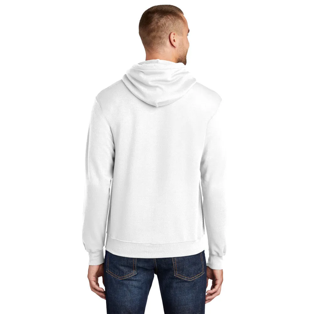 Port & Company® Core Fleece Pullover Hooded Sweatshirt - White