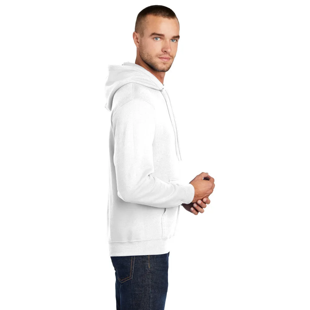 Port & Company® Core Fleece Pullover Hooded Sweatshirt - White