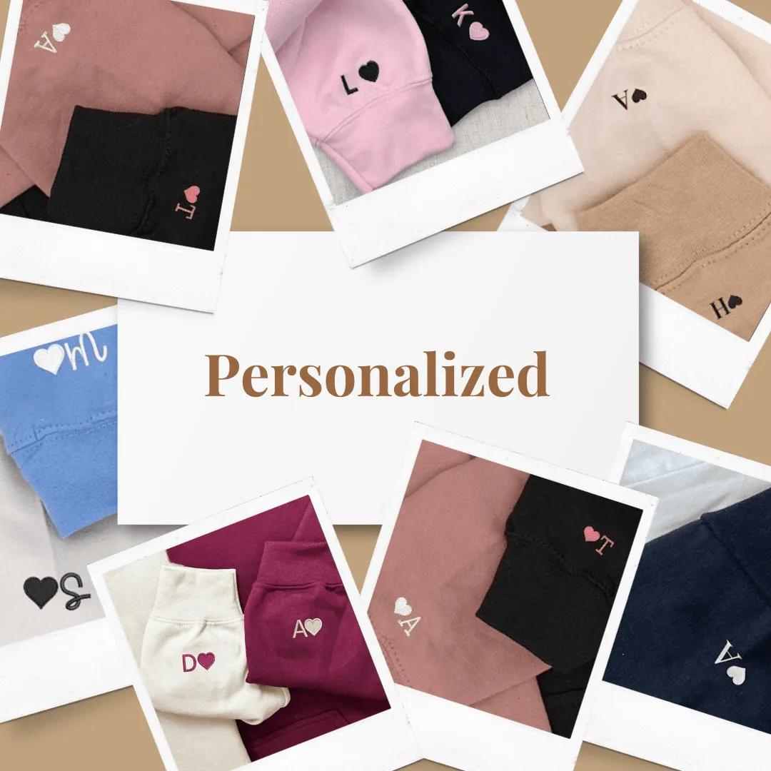 "Mr. & Mrs." Custom Hoodies - Personalized Anniversary Gifts For Couples