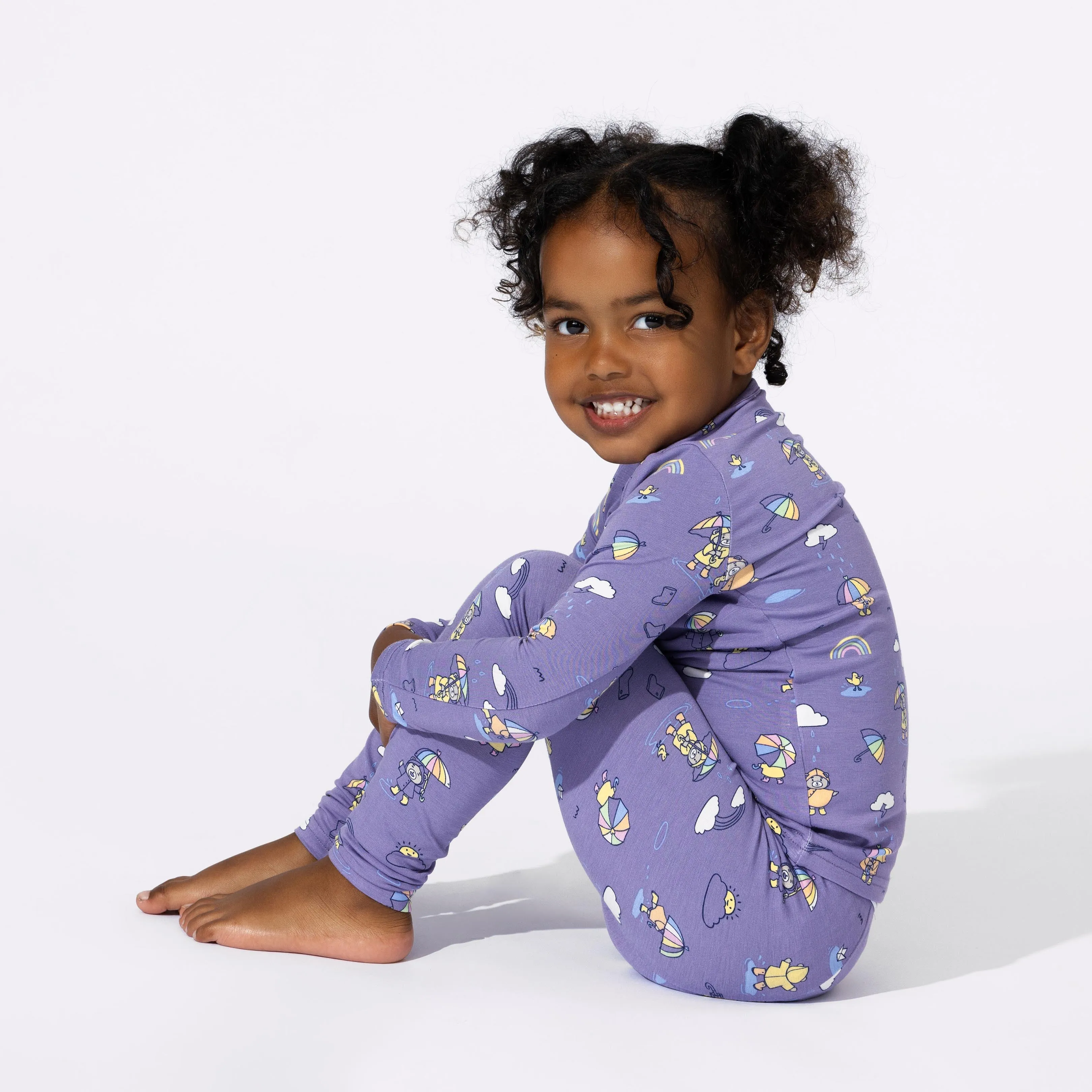 Rainbow Bear Bamboo Kids Pajamas