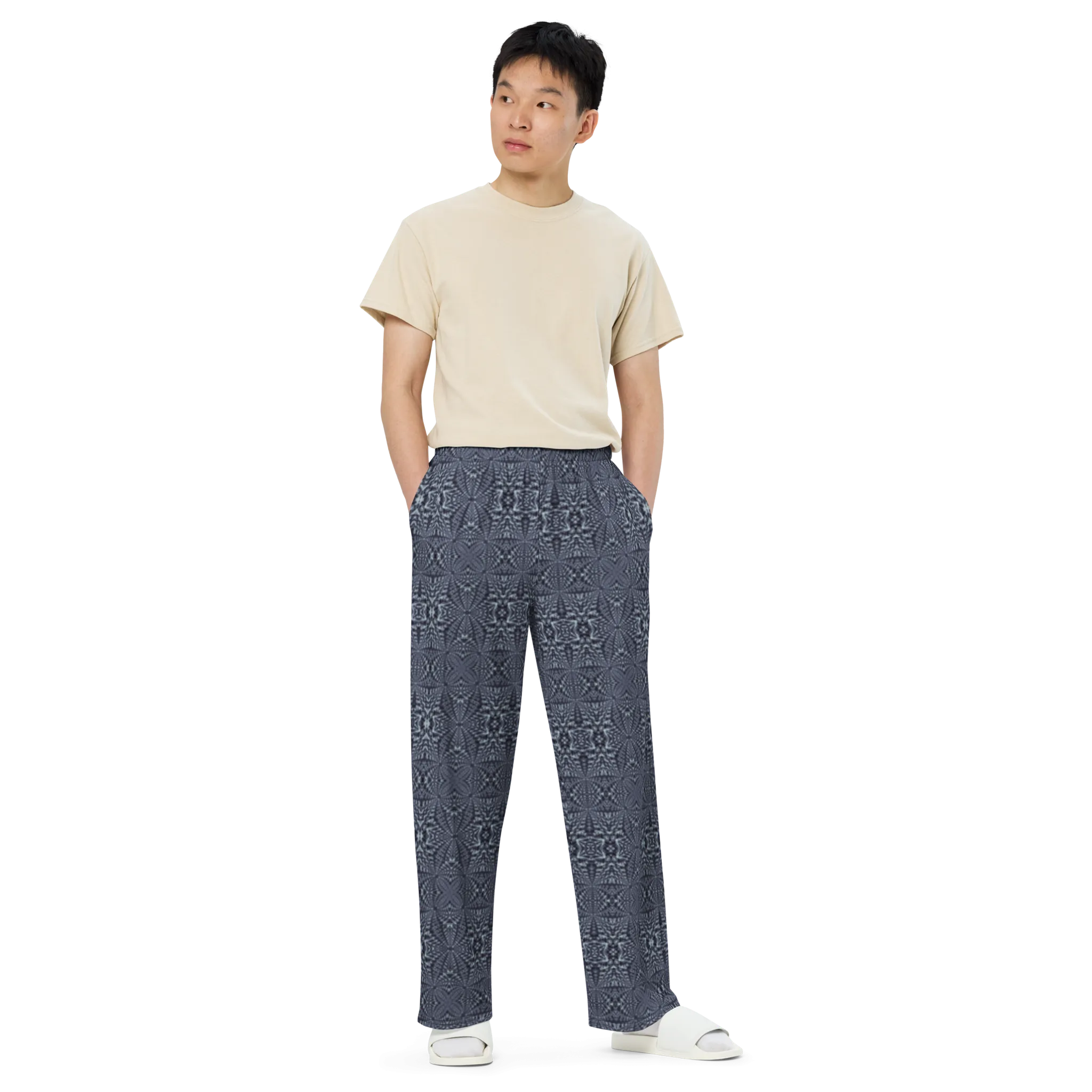 Recursia Fabrique Unknown I Men's Wide Leg Pants In Blue