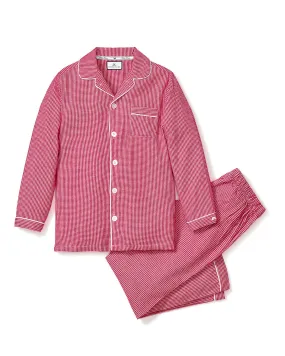 Red Mini Gingham Pajama Set