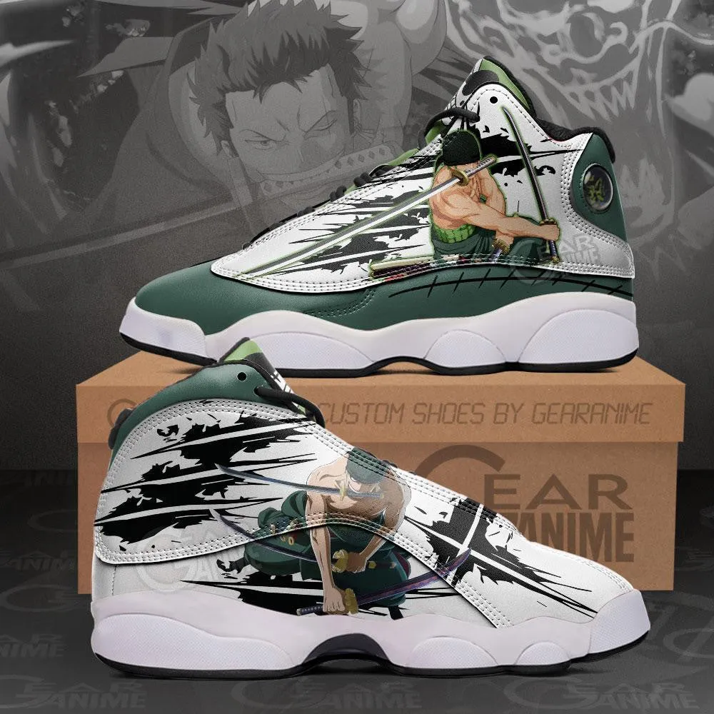 Roronoa Zoro Sneakers Custom Anime OP Shoes