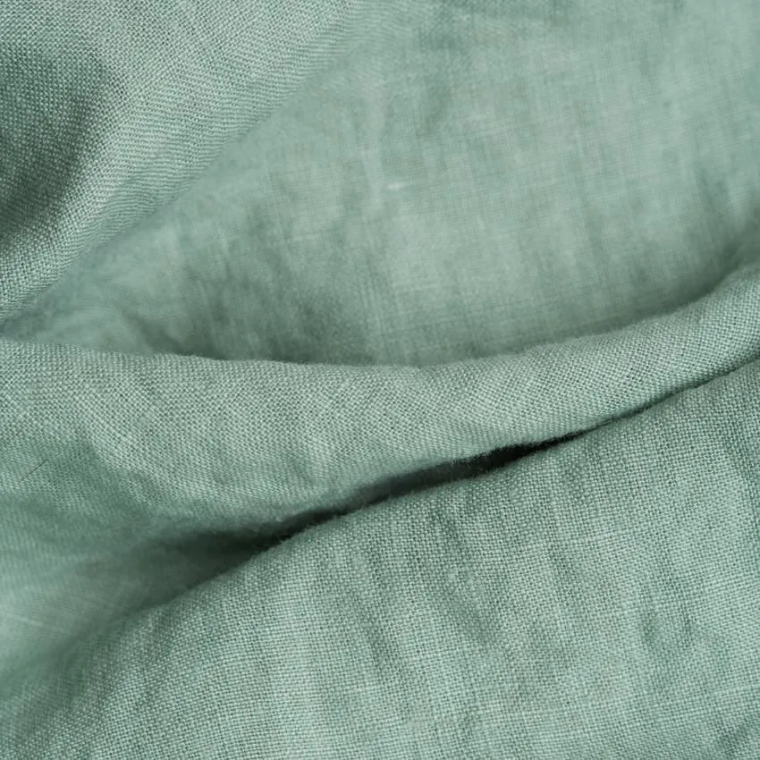 Sage Green 100% Linen Fitted Sheet