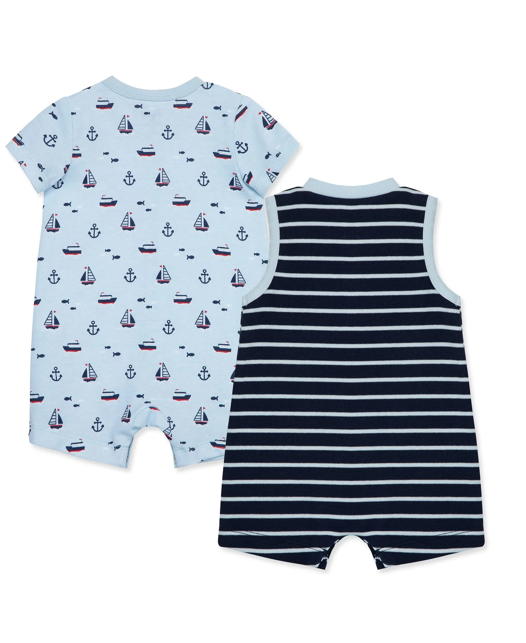 Sailboat 2-Pack Rompers