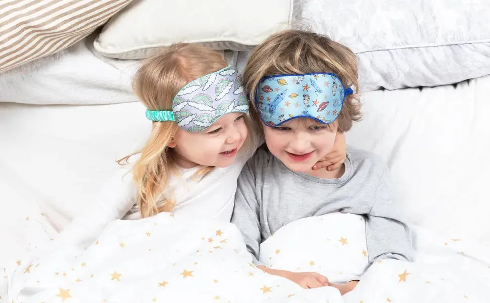 Silk Eye Mask for Kids / "Rainbow"