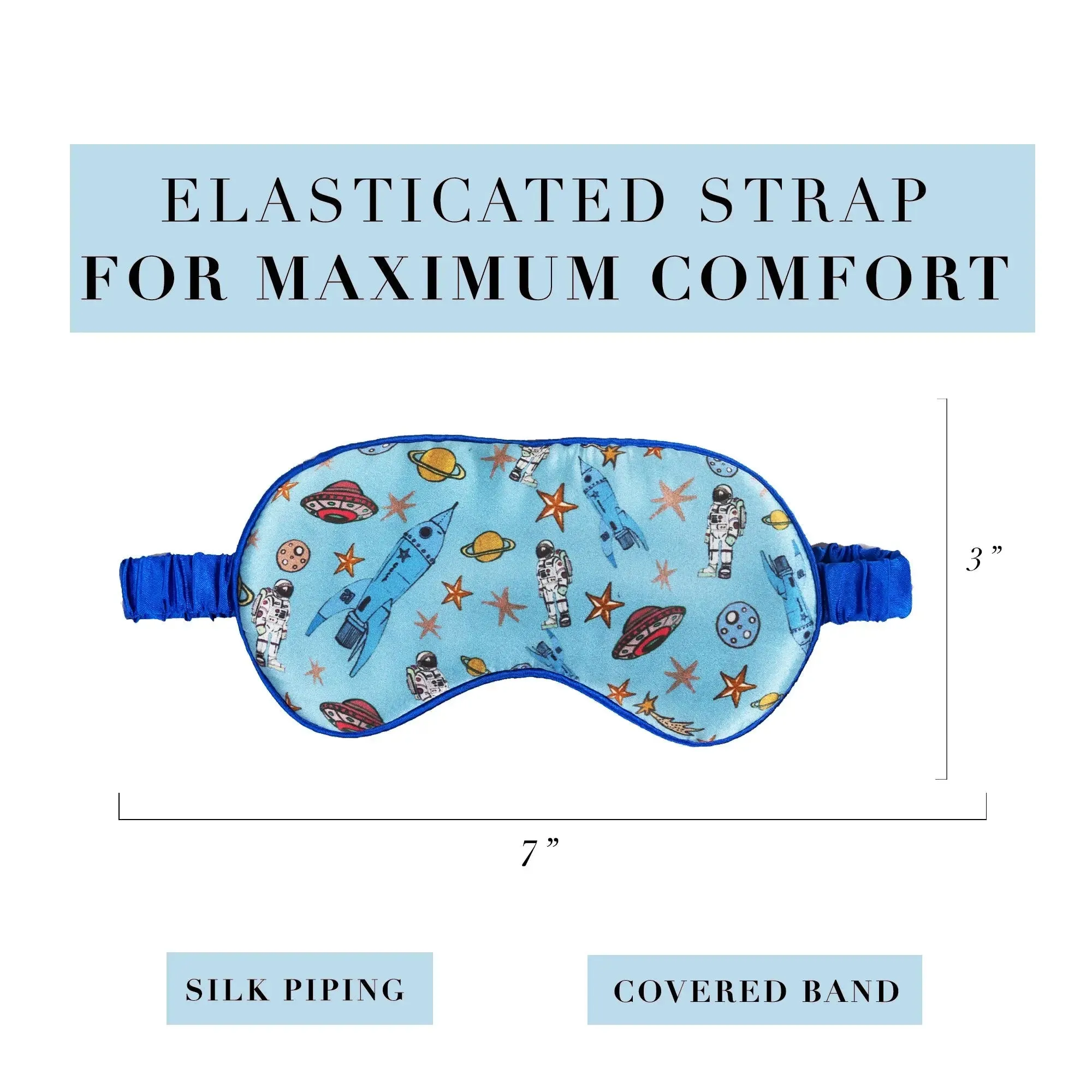 Silk Eye Mask for Kids / "Space"