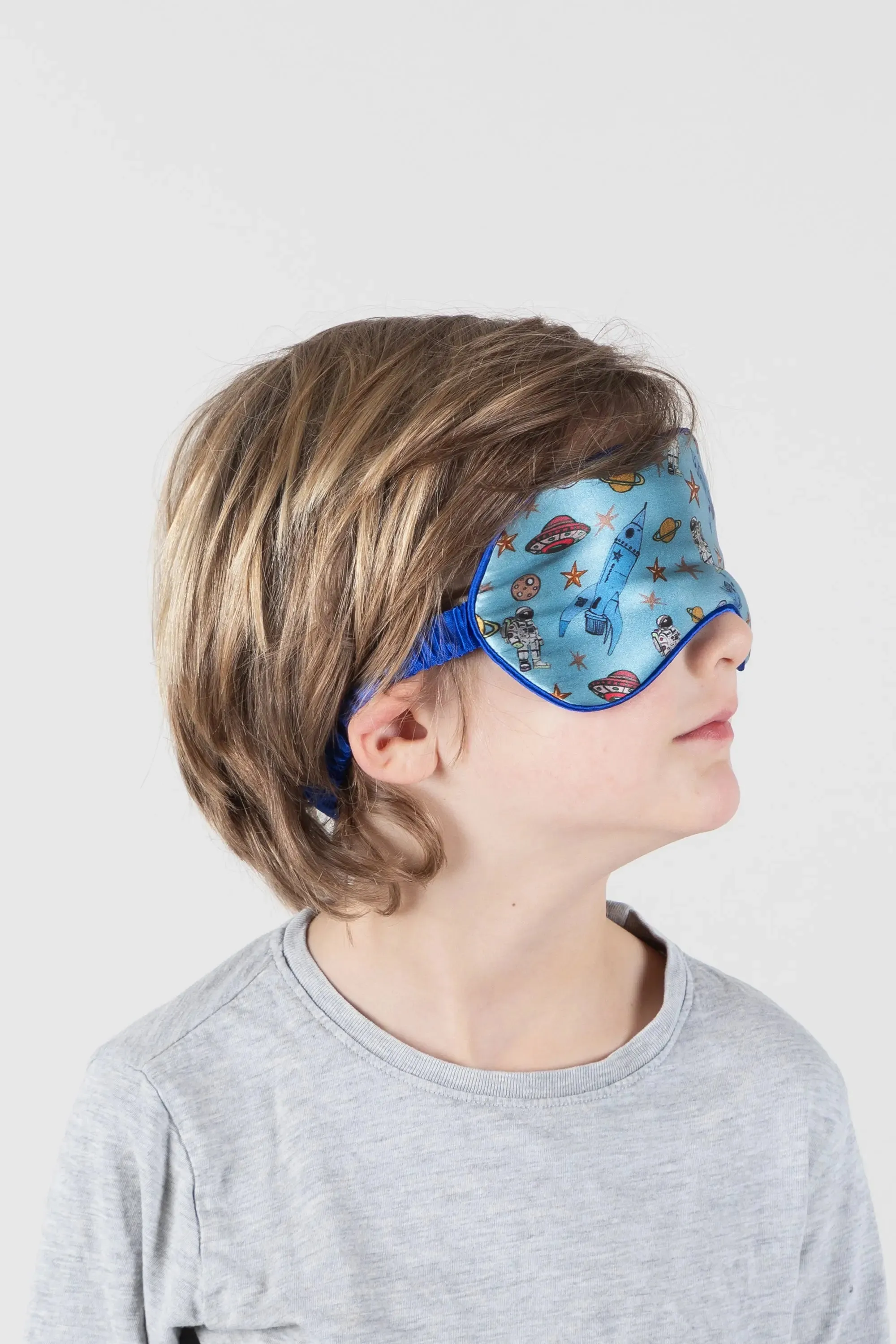 Silk Eye Mask for Kids / "Space"