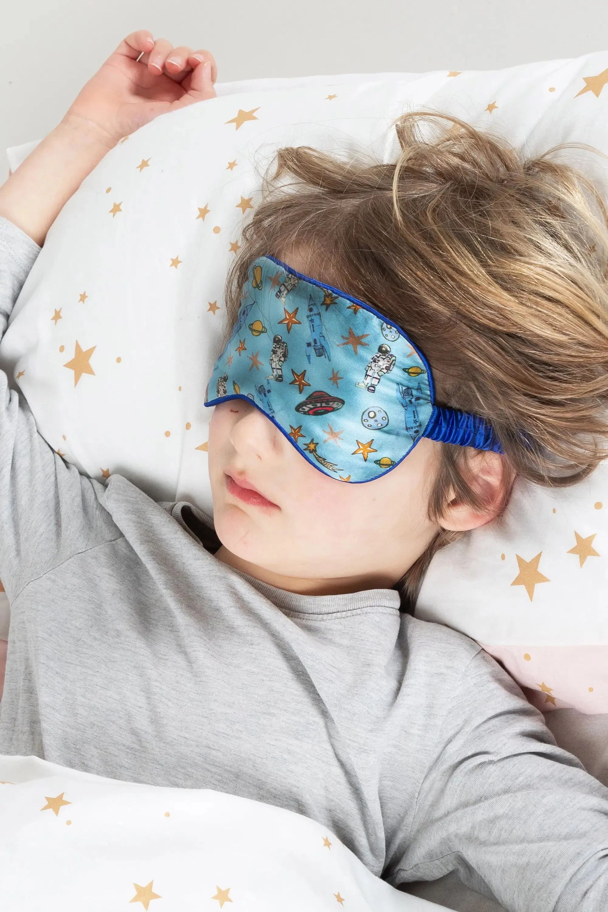 Silk Eye Mask for Kids / "Space"