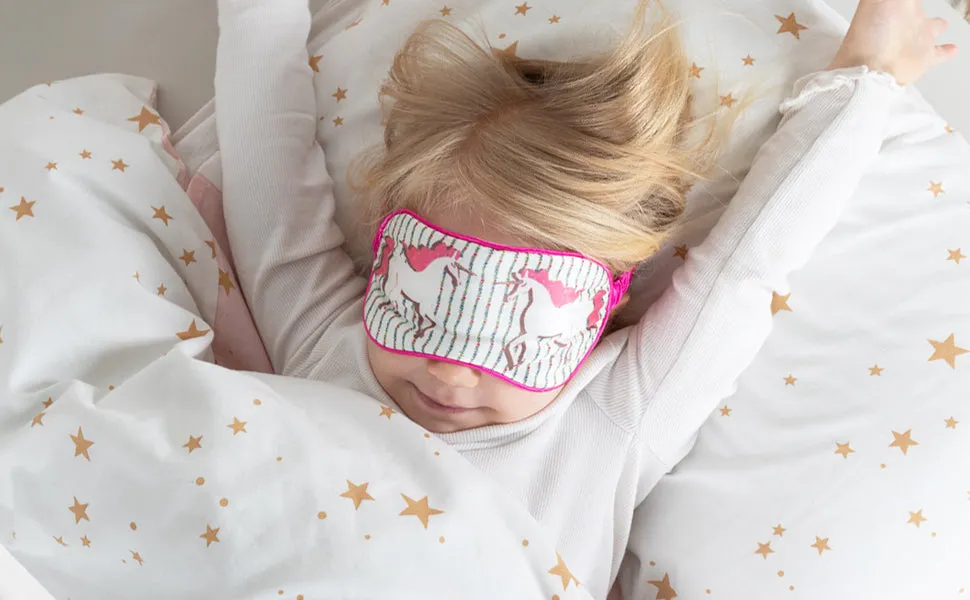 Silk Eye Mask for Kids / "Unicorns"