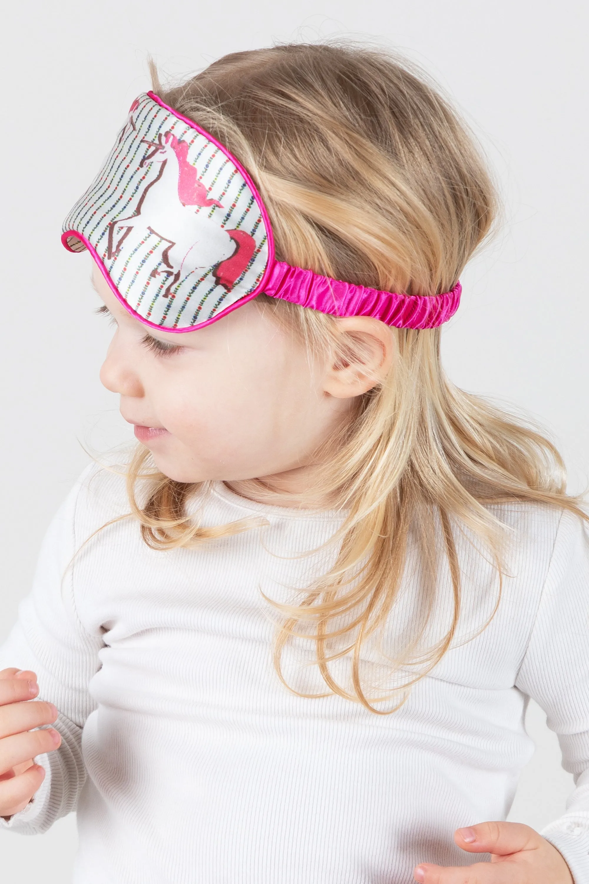 Silk Eye Mask for Kids / "Unicorns"