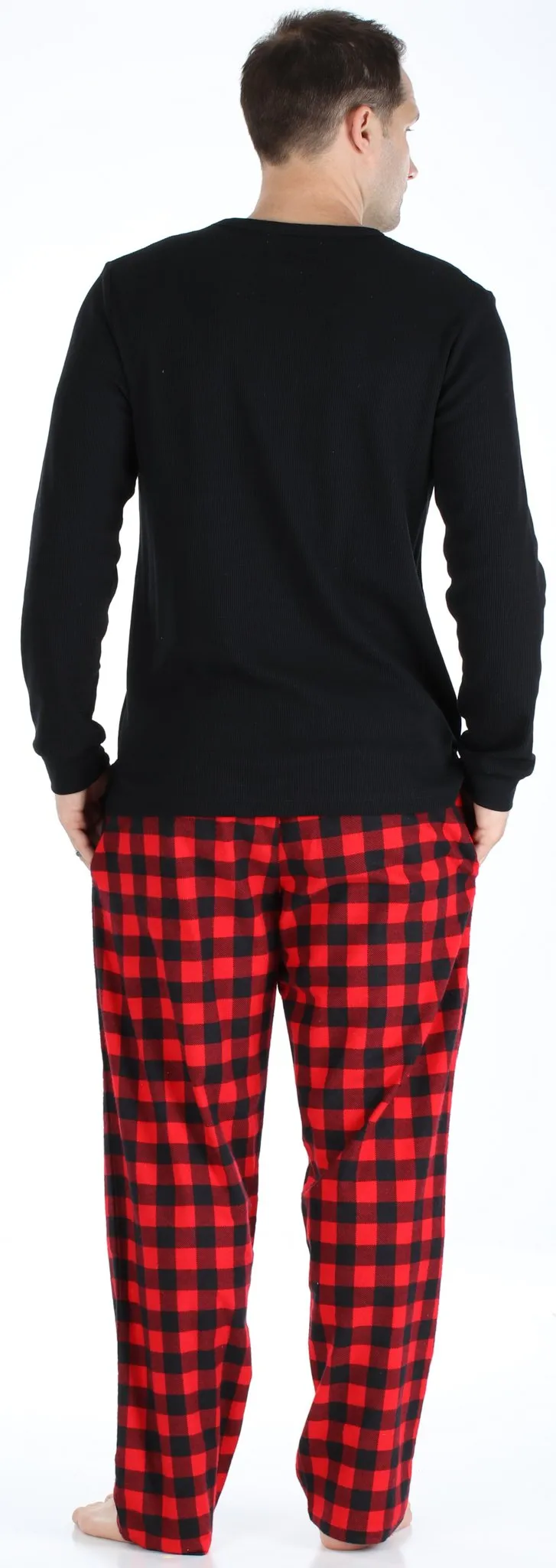 SleepytimePjs Christmas Family Matching Buffalo Plaid Flannel Pajamas for The Family