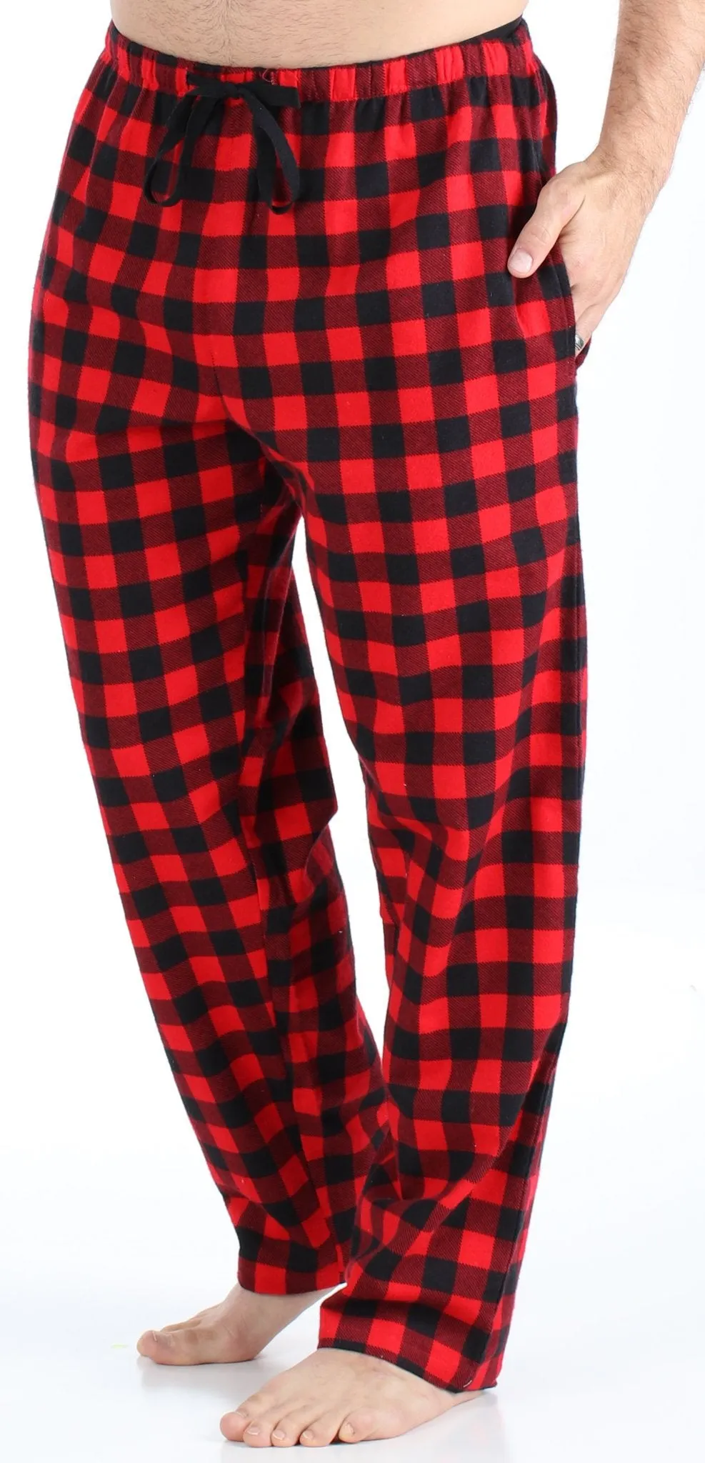 SleepytimePjs Christmas Family Matching Buffalo Plaid Flannel Pajamas for The Family