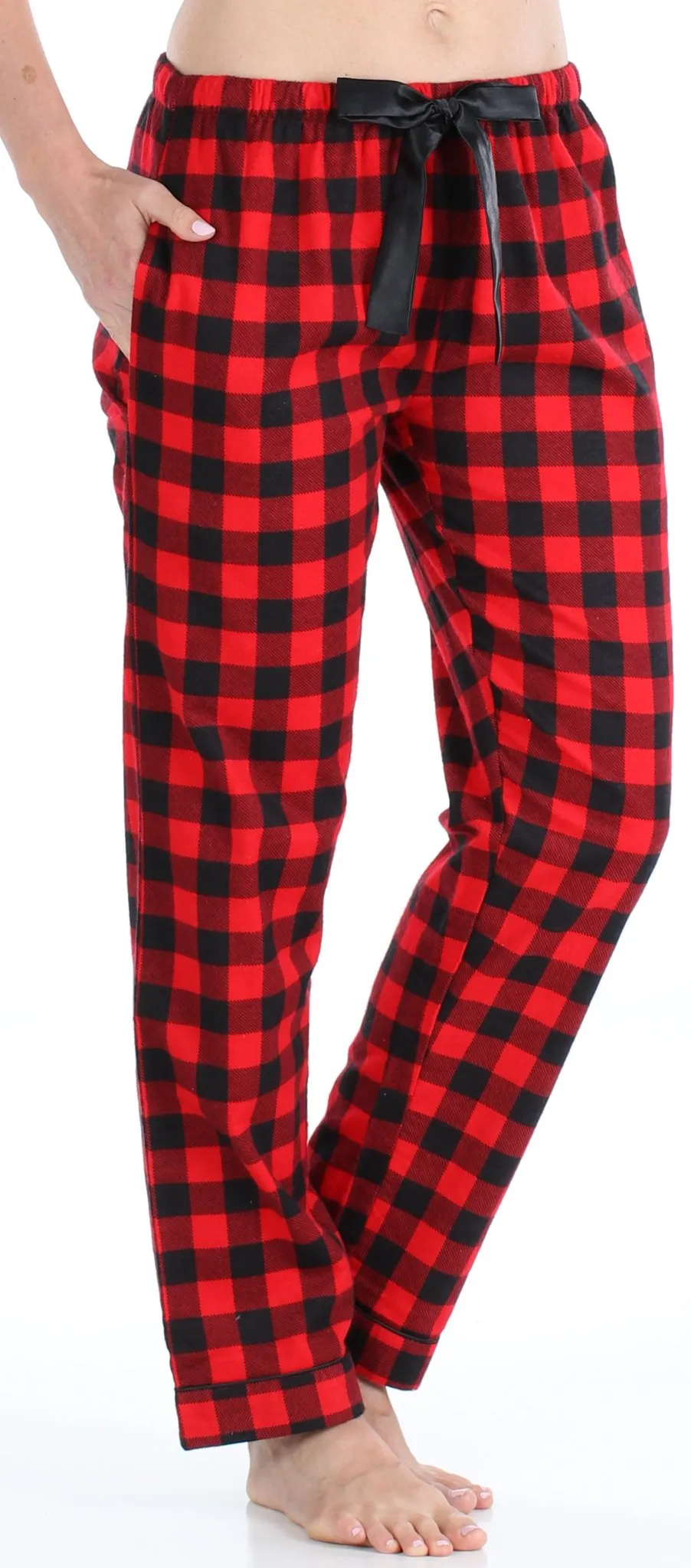 SleepytimePjs Christmas Family Matching Buffalo Plaid Flannel Pajamas for The Family