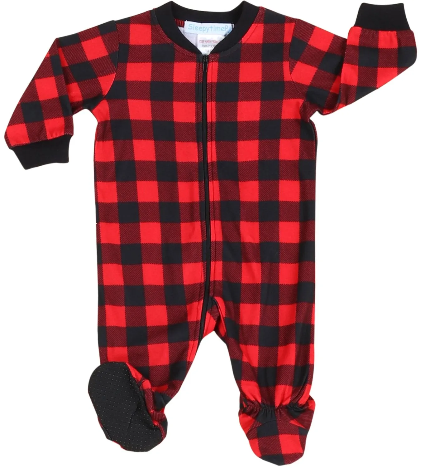 SleepytimePjs Christmas Family Matching Buffalo Plaid Flannel Pajamas for The Family