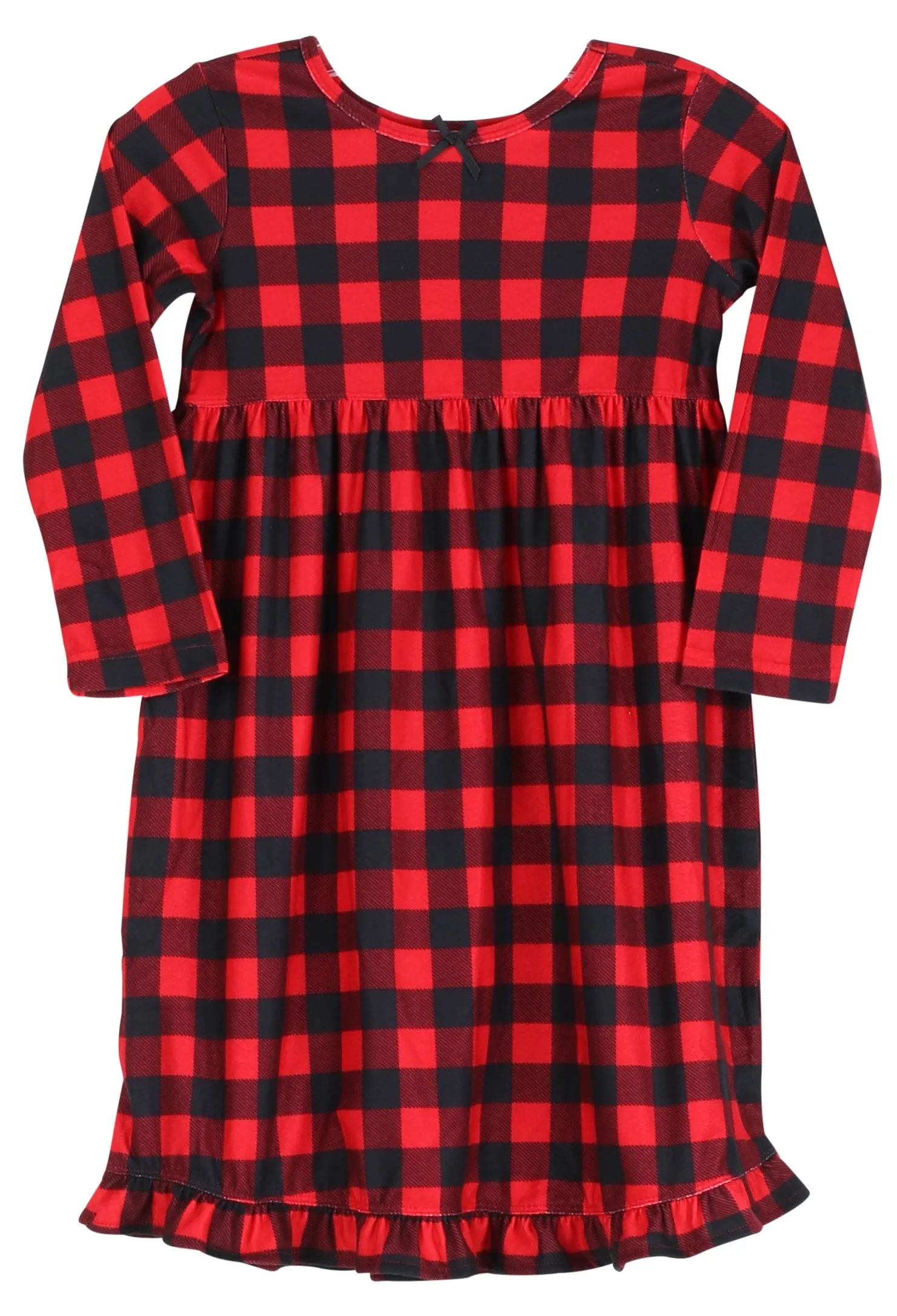 SleepytimePjs Christmas Family Matching Buffalo Plaid Flannel Pajamas for The Family