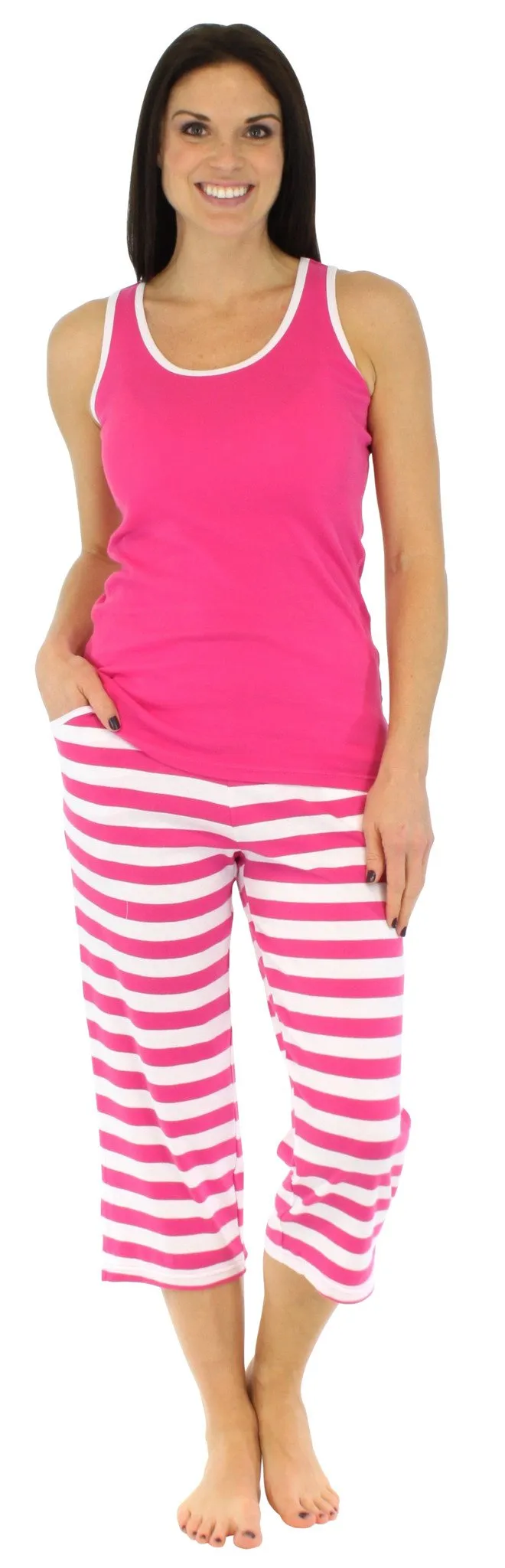 SleepytimePJs Family Matching Cotton Striped Pajama Sets