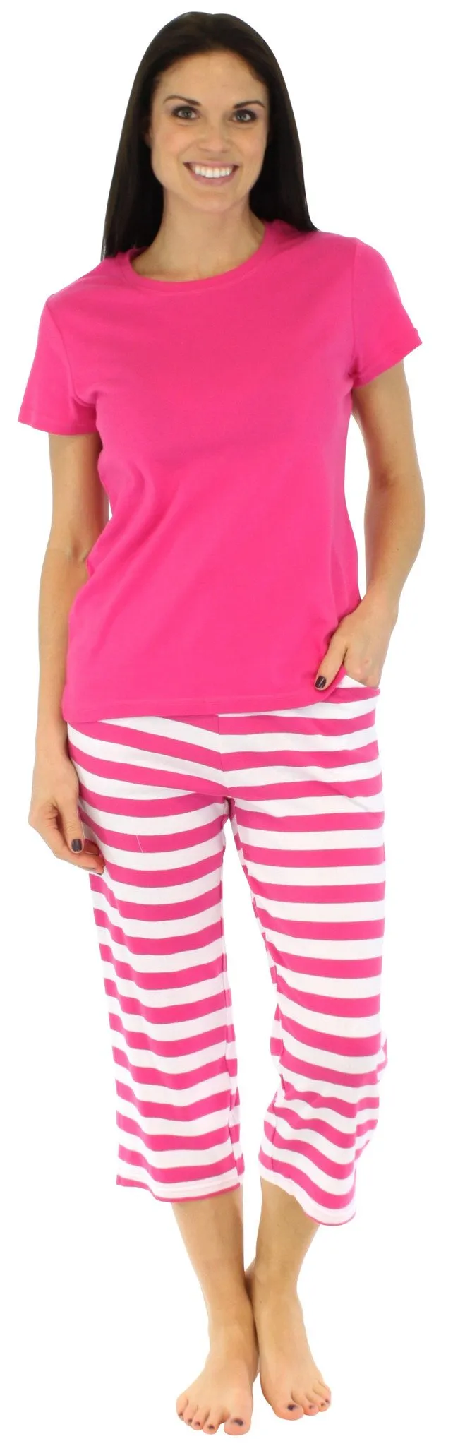 SleepytimePJs Family Matching Cotton Striped Pajama Sets